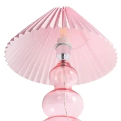 SENGWA - Tafellamp - Roze - Glas