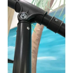 SenS-Line Menorca zweefparasol rond - Ø 300 cm - Ecru
