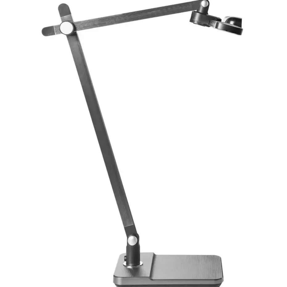 SERPENS - Bureaulamp LED - Grijs - Synthetisch materiaal