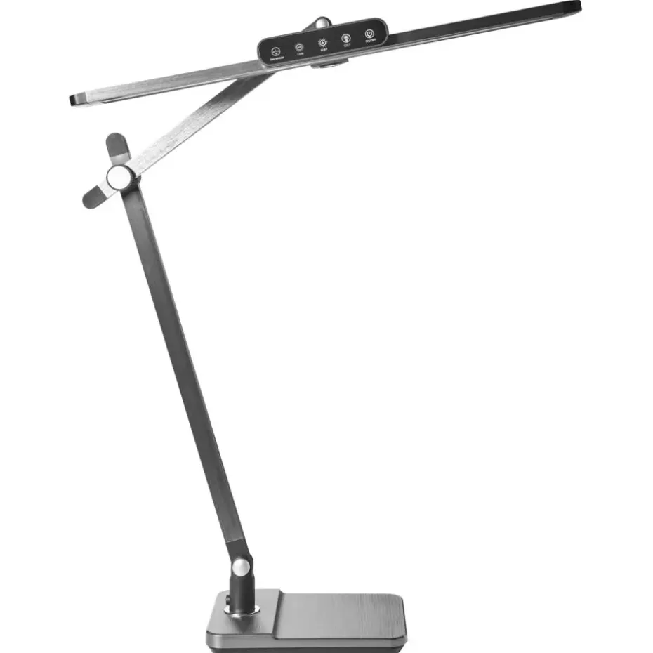 SERPENS - Bureaulamp LED - Grijs - Synthetisch materiaal