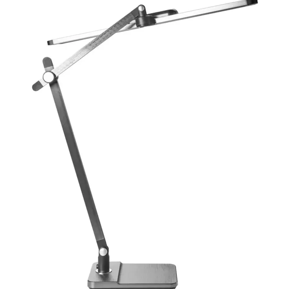 SERPENS - Bureaulamp LED - Grijs - Synthetisch materiaal
