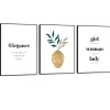 Set poster met lijst - Elegant