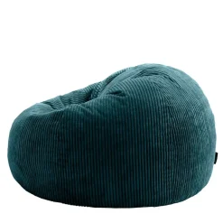 Set van 2 icon Zitzak Kingston - Corduroy Zitzak Volwassenen - Blauwgroen