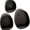 Set van 3 wandschappen Licorice-liquid metal