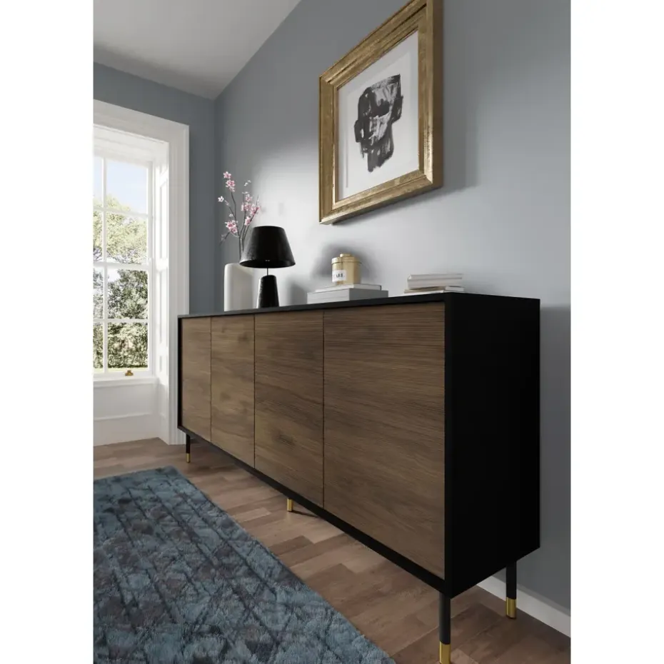 SHERWOOD dressoir 4D 180 cm catania eiken