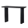 Sidetable Mangohout Zwart - 113x44x76cm - Rumi