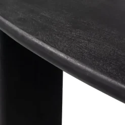 Sidetable Mangohout Zwart - 113x44x76cm - Rumi