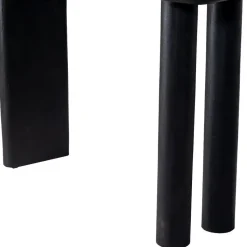 Sidetable Mangohout Zwart - 113x44x76cm - Rumi