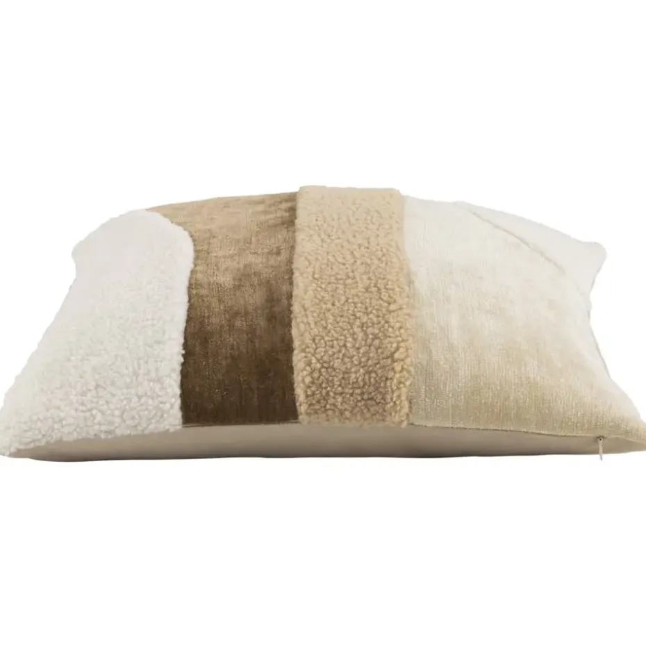 Sierkussen Brent - beige/bruin - 45x45 cm