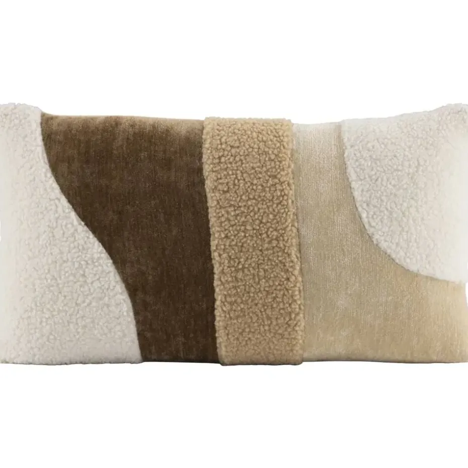 Sierkussen Brent - beige/crème - 30x50 cm