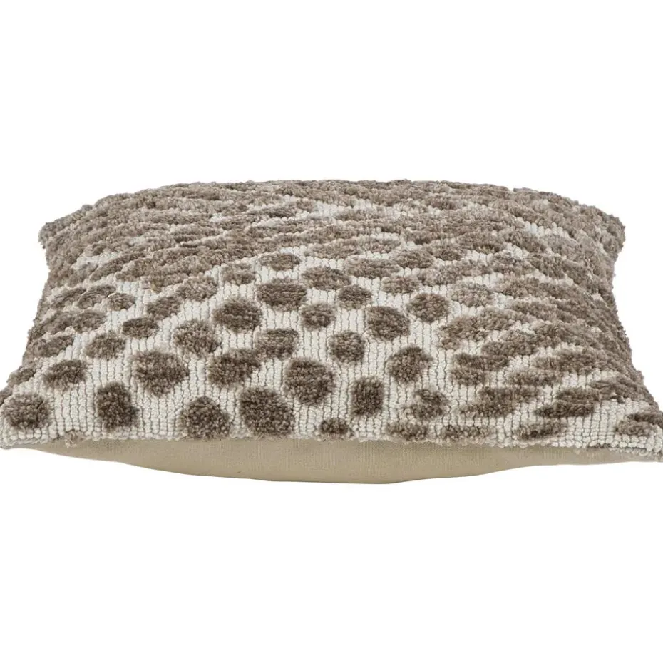 Sierkussen Damian - taupe - 45x45 cm
