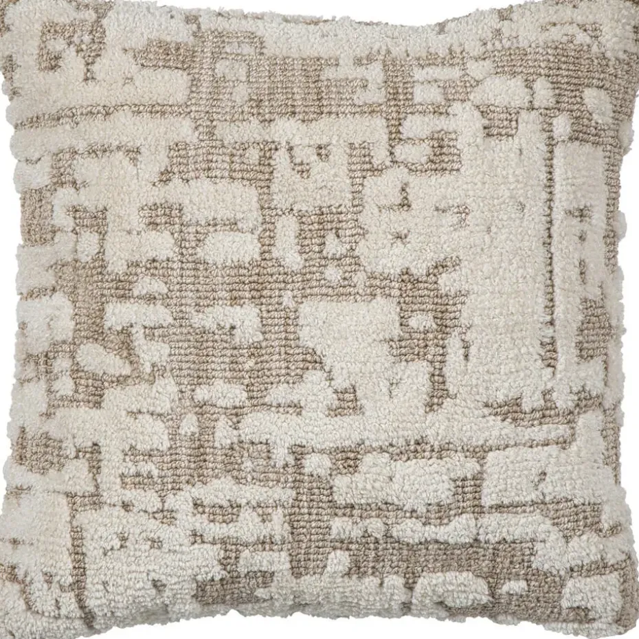 Sierkussen Dayen - crème - 45x45 cm