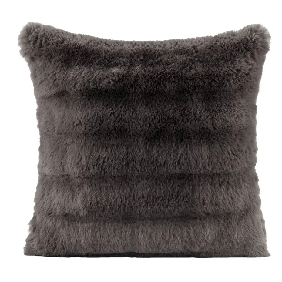 Sierkussen Donnie - antraciet - 45x45 cm