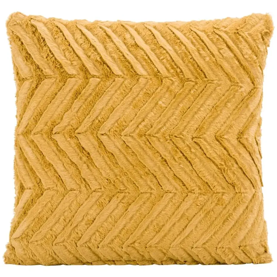Sierkussen Monica - okergeel - 45x45 cm