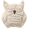 Sierkussen Owl - Whitecap Gray - 35x40 cm