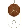 SIERRE - Wandklok - Donkerbruin - MDF