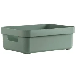 Sigma home box 9 liter - donkergroen - 35,2x25,3x12,2 cm