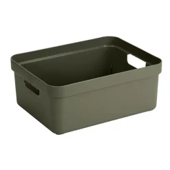 Sigma home box 24 liter - donkergroen - 45,3x35,4x18,3 cm