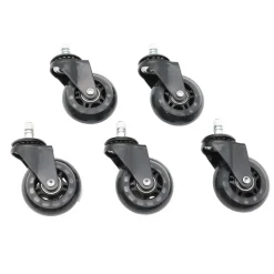 Skate wielen voor bureaustoel - Set van 5