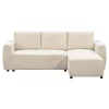 Slaapbank Novara - ecru - 85x230x155 cm