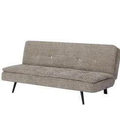 Slaapbank 3-Zits - Taupe Stof - Zithoogte 41cm - 179x87x80cm - Olive