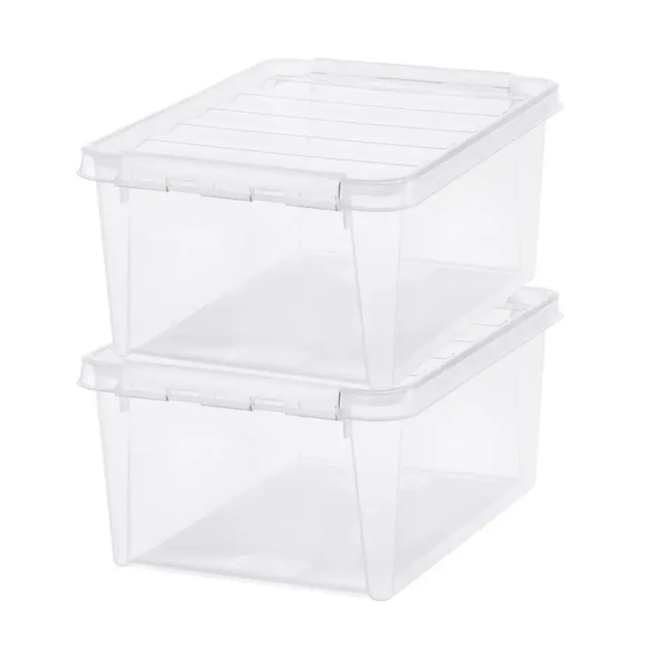 SmartStore Stevige Opbergbox 14L Set van 2 - 40x30x18cm