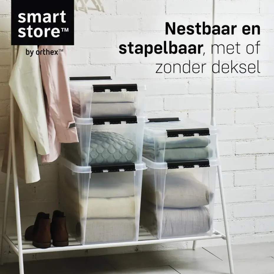 SmartStore Stevige Opbergbox 14L Set van 2 - 40x30x18cm