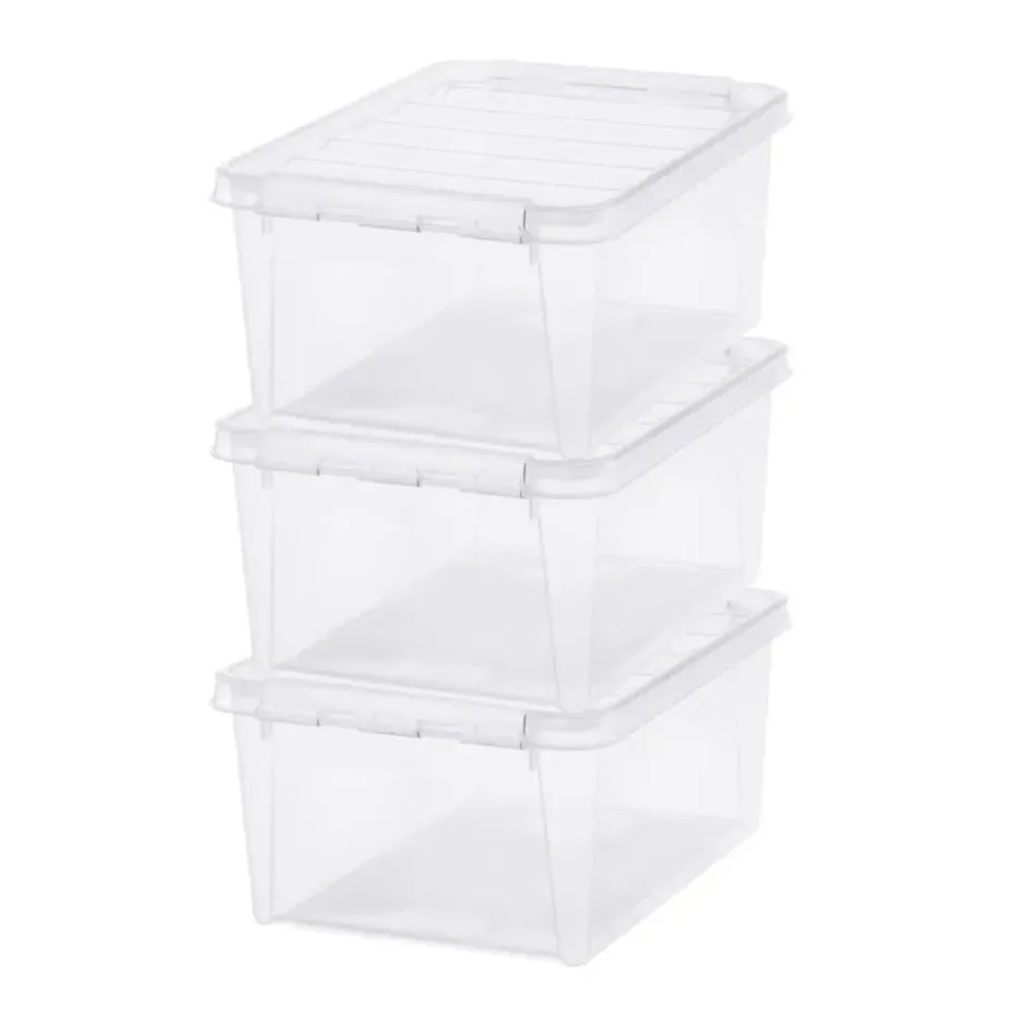 SmartStore Stevige Opbergbox 14L Set van 3 - 40x30x18cm
