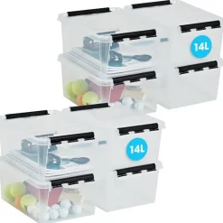 SmartStore Stevige Opbergbox 31L Set van 6 - 50x39x26cm