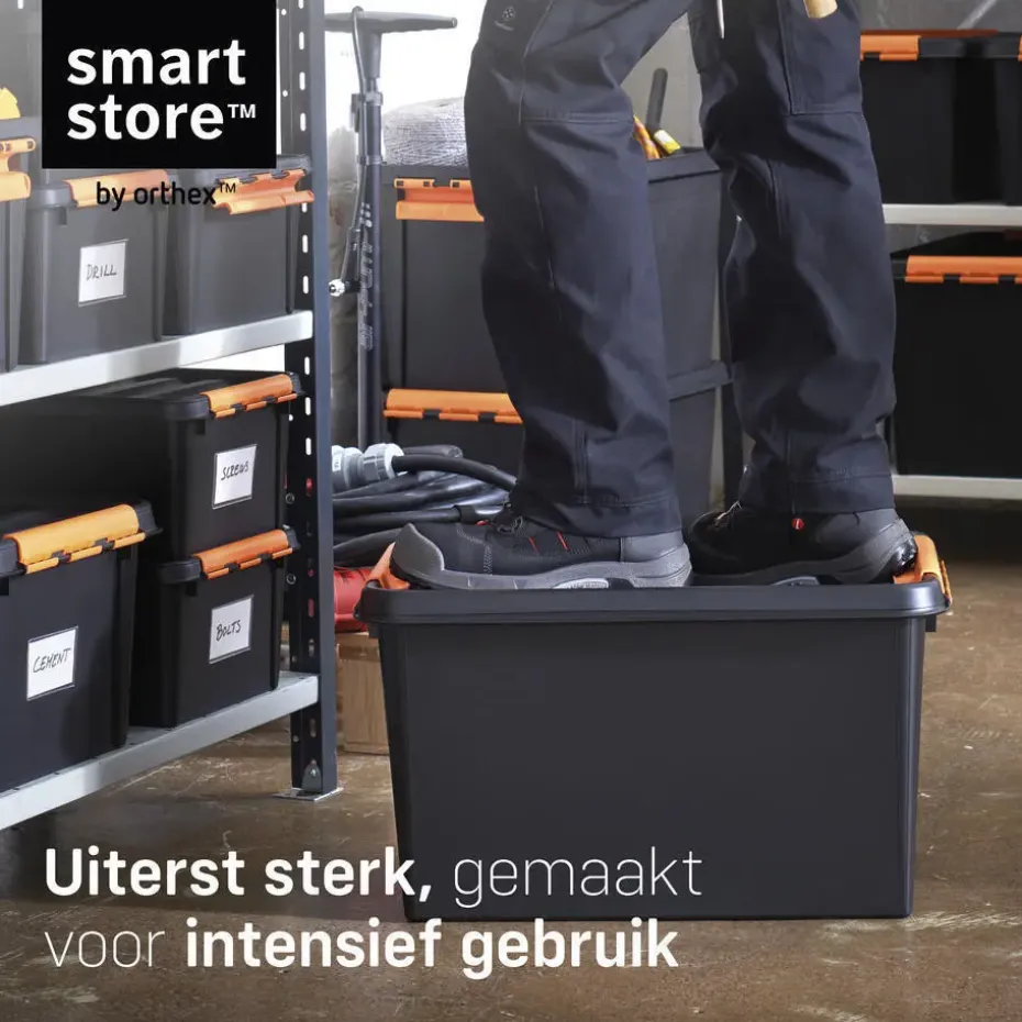 SmartStore Stevige Opbergbox 49L Set van 2 - 59x39x34cm
