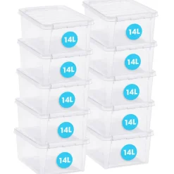 SmartStore Stevige Opbergbox 14L Set van 6 - 40x30x18cm