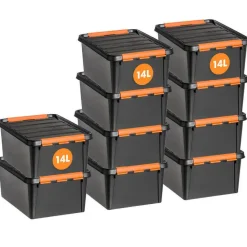 SmartStore Stevige Opbergbox 14L Set van 3 - 40x30x19cm