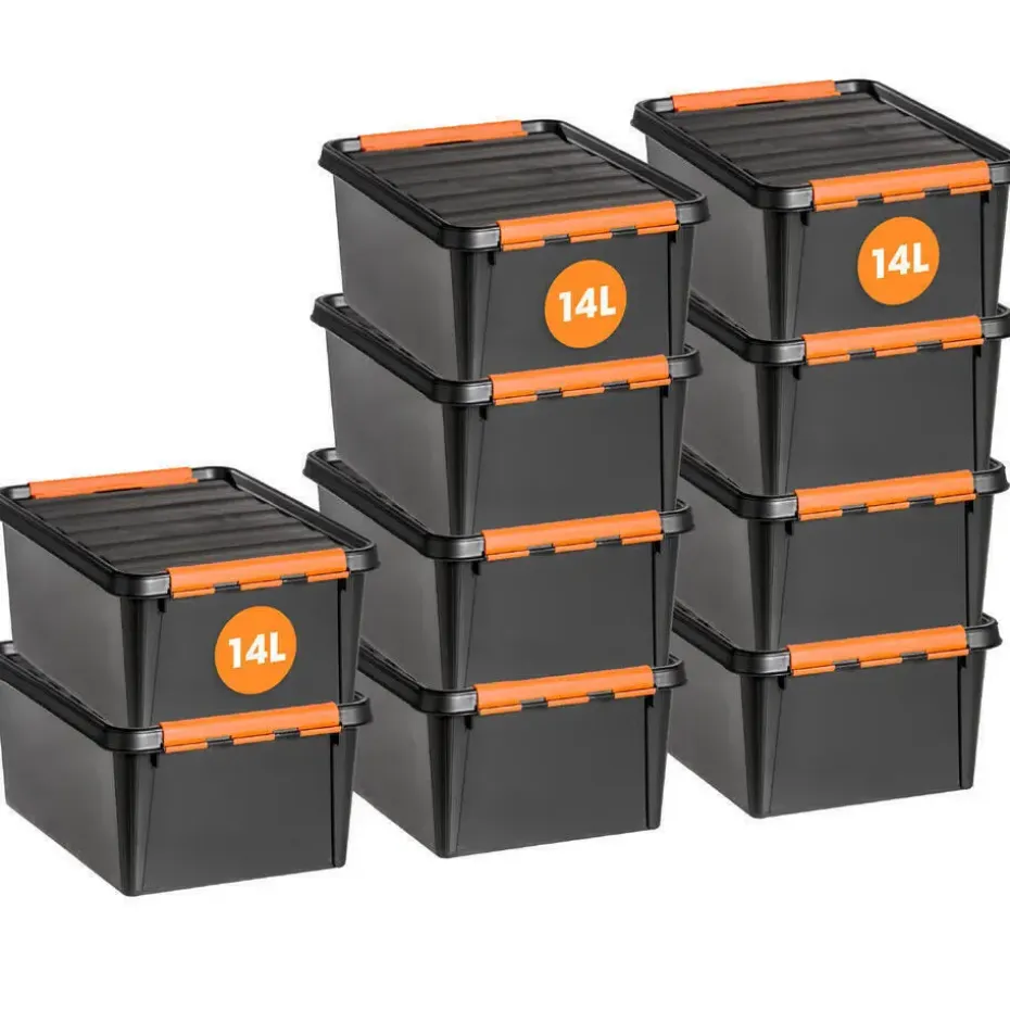 SmartStore Stevige Opbergbox 14L Set van 3 - 40x30x19cm