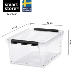 SmartStore Stevige Opbergbox 14L Set van 10 - 40x30x18cm