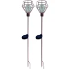 Solar Grondspies Tuinlamp - Pentagon - 2 stuks