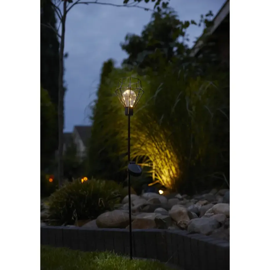 Solar Grondspies Tuinlamp - Pentagon - 2 stuks