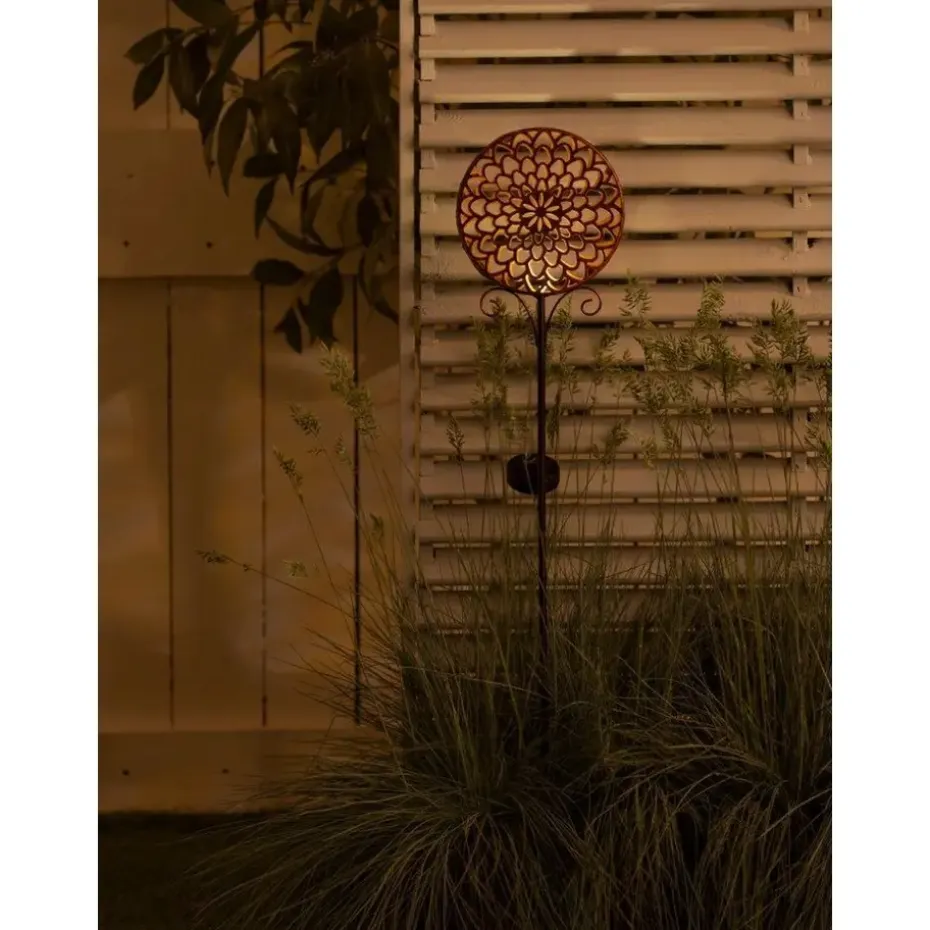 Solar Grondspies Tuinlamp - Mandala - 2 stuks