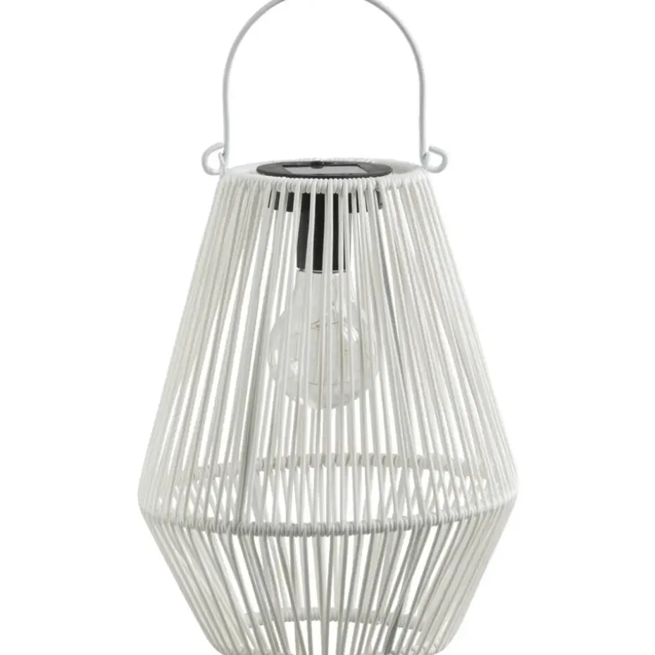 Solar lantaarn Nowie - wit - 26xØ20 cm