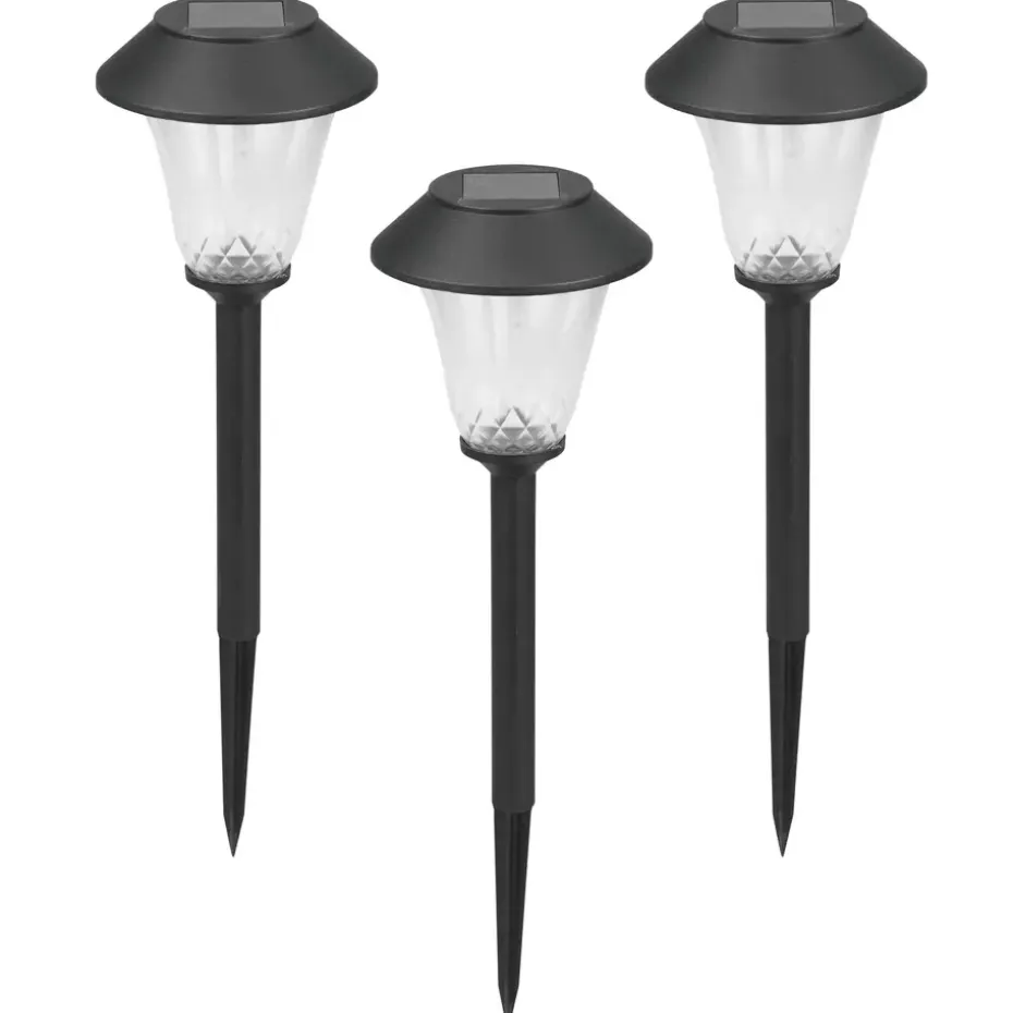Solar Tuinlamp - St. Tropez - 3 stuks - 5 Lumen