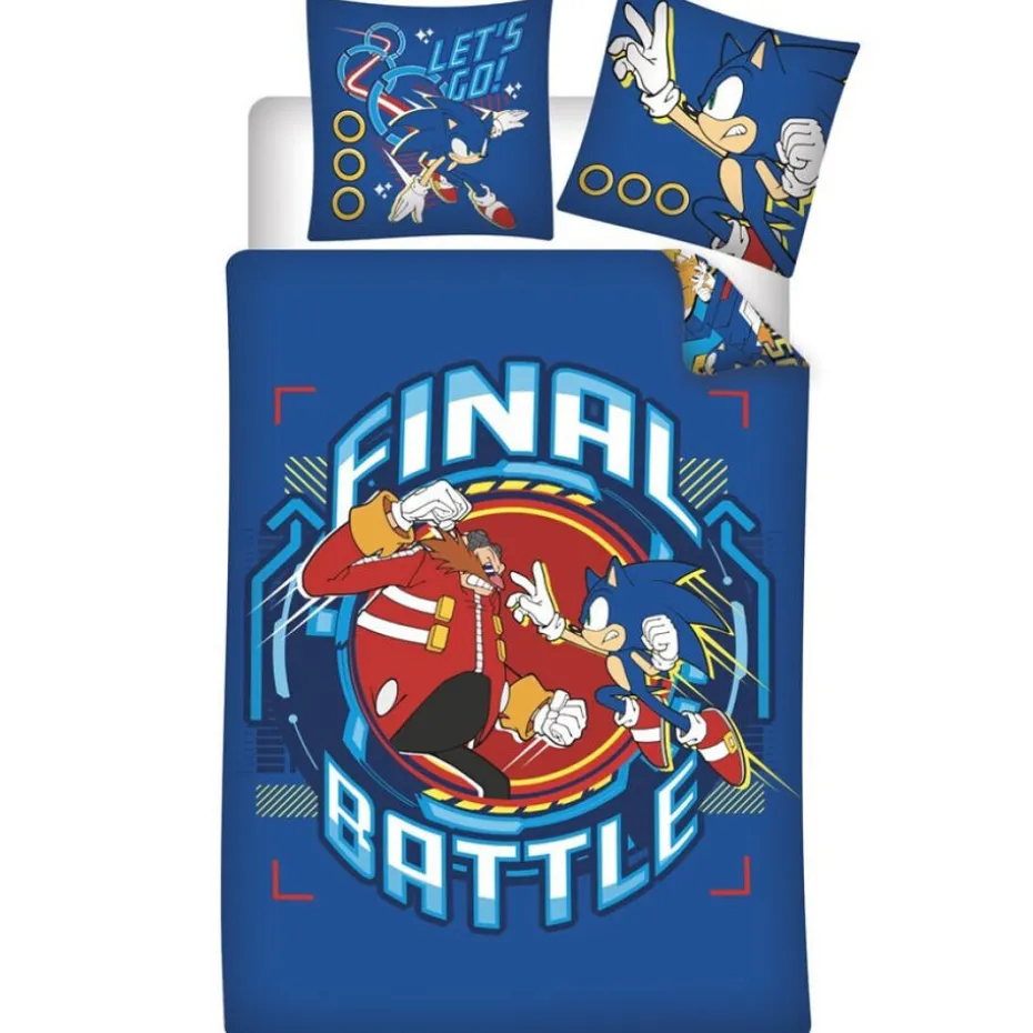 Sonic Dekbedovertrek Final Battle - Eenpersoons - 140 x 200 cm - Katoen