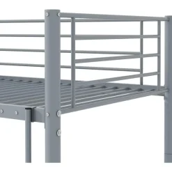 Stapelbed Dixie 90x200cm - metaal - mat grijs