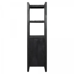 StarFurn - Boekenkast Boaz Black 1 deur - 55 cm - zwart