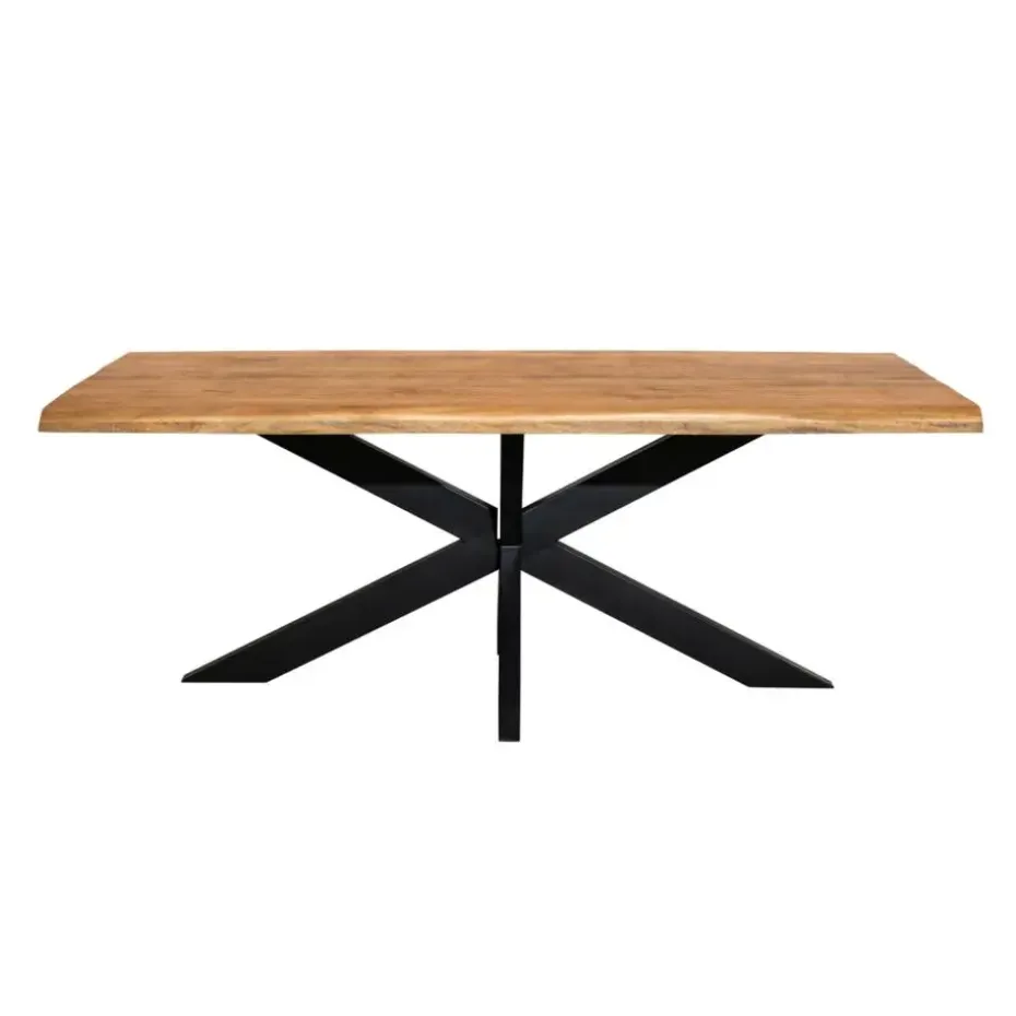 Starfurn - Boomstamtafel Denver - Bruin - 100x220x76 cm