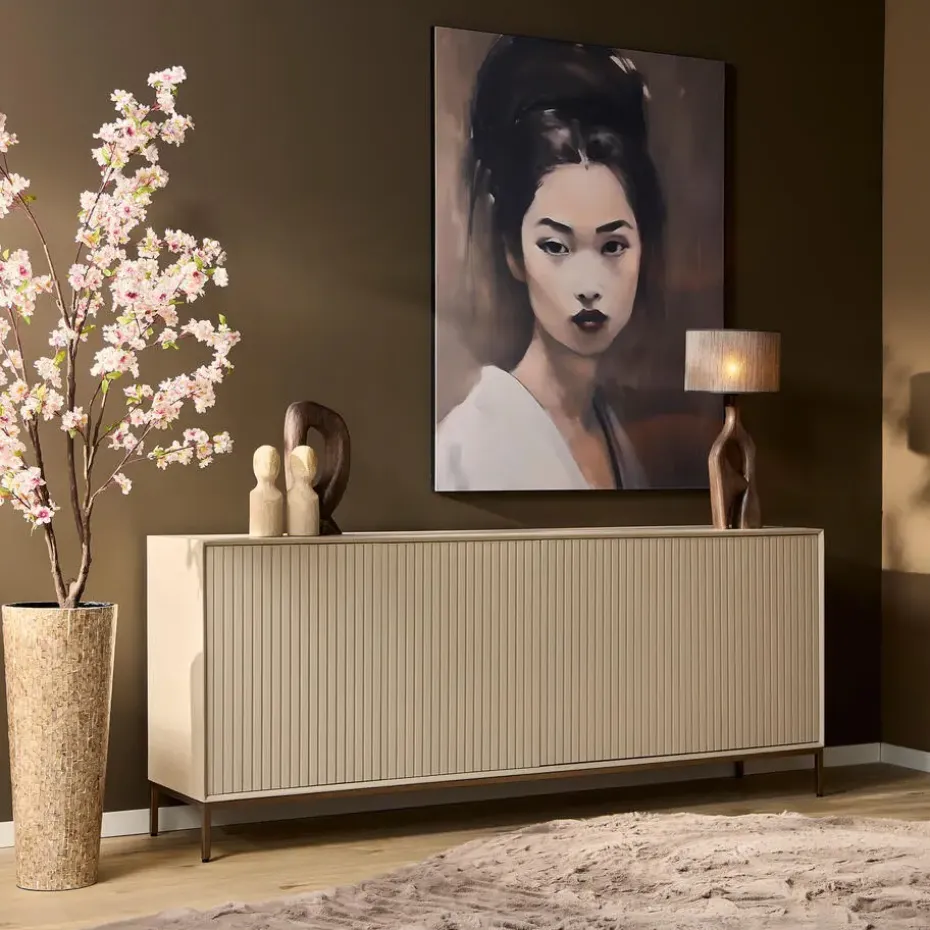 Starfurn - Dressoir Madison - Beige - 45x210x85 cm
