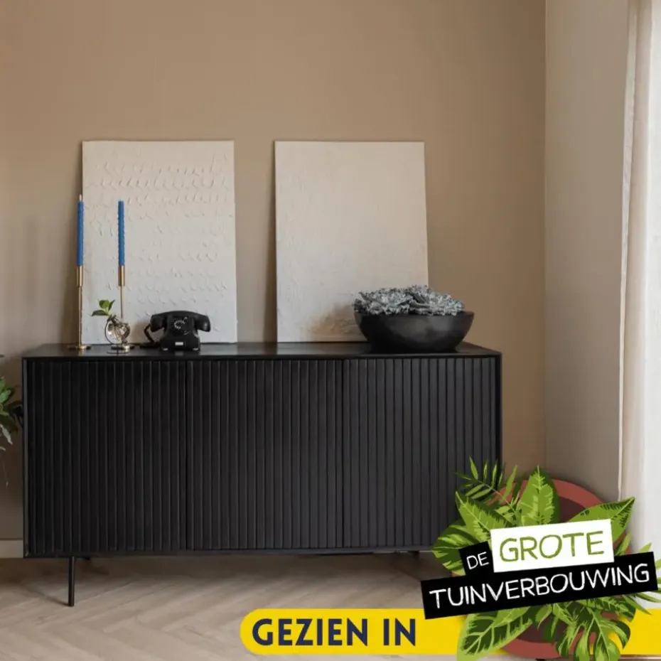 StarFurn - Dressoir Madison 165 cm - zwart
