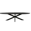 Starfurn - Eettafel Brandy - Zwart - 120x300x76 cm