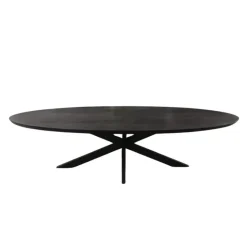 Starfurn - Eettafel Brandy - Zwart - 120x300x76 cm