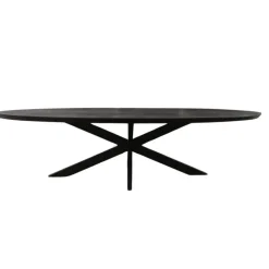 Starfurn - Eettafel Brandy - Zwart - 100x210x76 cm