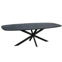 Starfurn - Eettafel Ferris - Zwart - 100x200x76 cm