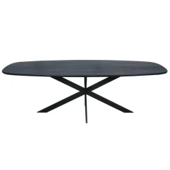 Starfurn - Eettafel Ferris - Zwart - 110x240x76 cm